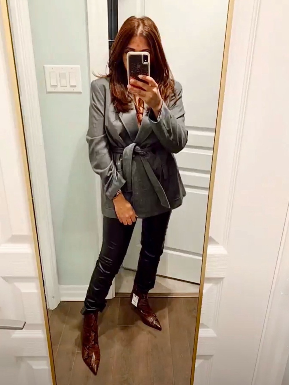 ZARA Belted Blazer